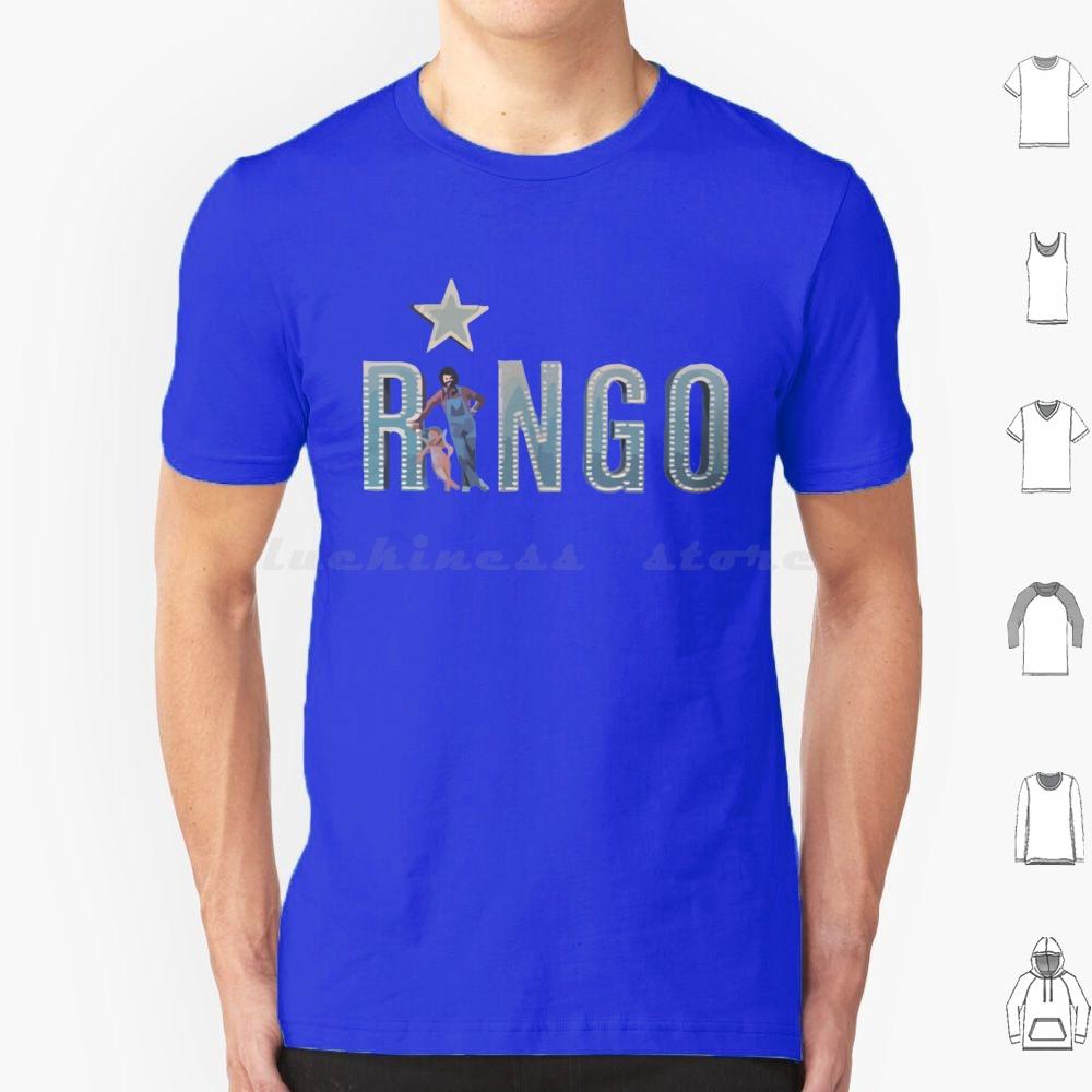 Ringo  1973 Minimalist Album Logo T Shirt Cotton Men Women DIY Print The Music 60s Classic Band Ringo 70s Paul John Here
