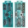 12Pcs Bearing Steel Taps and Dies M6-M12 Metric Tap Die Wrench Set Tap and Die Tool Set for Internal and External Threading