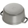 Cocotte Zwilling Staub rund 24cm graphitgrau 3,8L (40500-246-0)