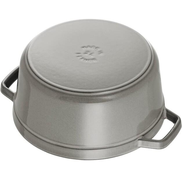 Кокотница Zwilling Staub круглый 24см графит серый 3,8л (40500-246-0)
