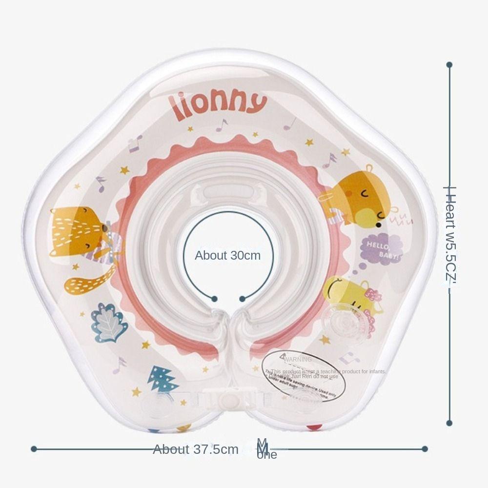 Inflation Swimming Ring Transparent Baby Float Water Toys Baby Float Ring  Kids