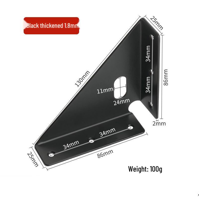 Heavy-Duty Bed Corner Bracket & Hook Fastener Set with Latch and Hinge