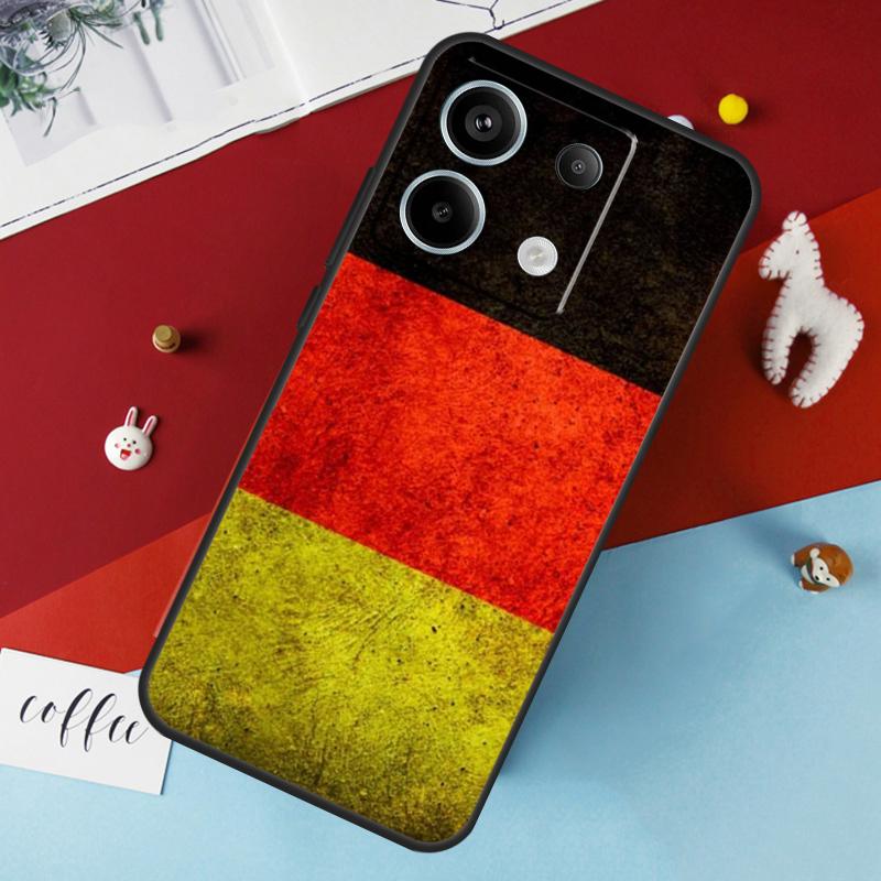 Custodia Banner Bandiera Tedesca Per Xiaomi Redmi Note 14 13 Pro 12 11 10 15 Pro Plus Redmi 15 10C 12C 13C 14C 15C Cover