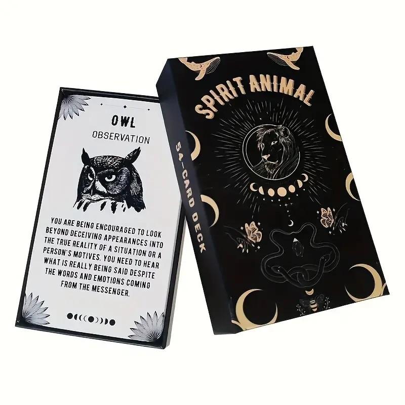 Spirit Animal Oracle Cards Deck For Party Games And Family Fun