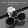 ABS Materials Car Sunglasses Holder With Soft Padding Multipurpose Organizers for Glasses Tickets Quick Installation
