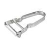 Stainless Steel Peeler U Shape Ergonomic Handle Fruit Peeler Vegetable Peeler for Kitchen Silver