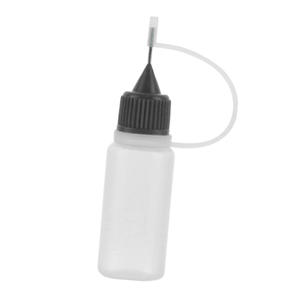 10Pcs Precision Tip Glue Bottles Glue Squeeze Bottle for Glue Applications