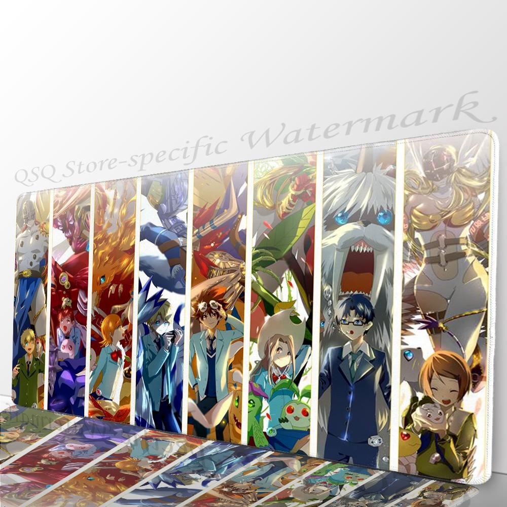 Anime DDigimon Adventure Mousepad Mouse Mat Desk Mat With Pad Gaming Accessories Prime Gaming XXL Keyboard Pad Padding Mat