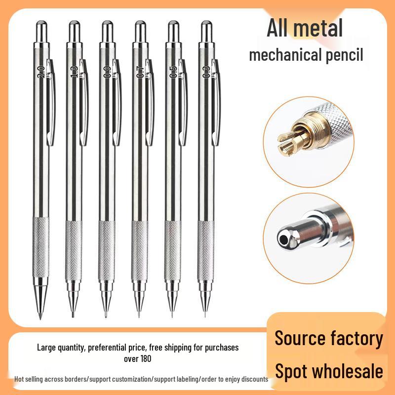 Metall Mechanische Stifte - 0,3/0,5/0,7/0,9/1,3/2,0mm Automatisches Sortiment