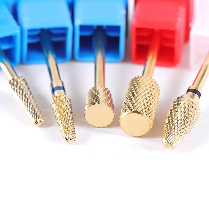 Electric Nail Art Drill Tungsten Carbide Polishing Grinding Head For Manicure Milling Cutters Polishing Tools