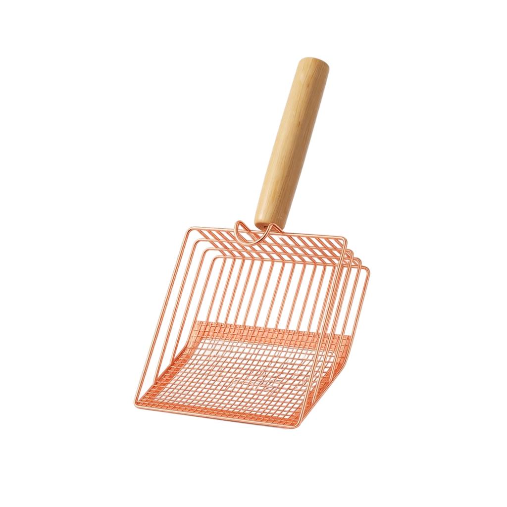 Litter Scoop Stainless Fine Mesh -Purpose for Clumping and Tofu Litter