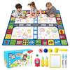 YPLUS Portable Water Drawing Mat for Easy Easy Drawing Mat for Montessori Educational Gift for Kids Ages City Theme Kids, Drawing, Toddlers, Toy, 3-8