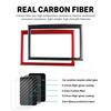 Car Central Control Screen Real Soft Carbon Fiber Sticker for KIA Sportage 2017 2018  LHD RHD Interior Trim Accessories