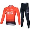 Sky Cycling Suit Long-sleeved Suit Men's Slim Mountain Road Bike Spring Summer Autumn Cycling Shirt Breathable Sun Protection