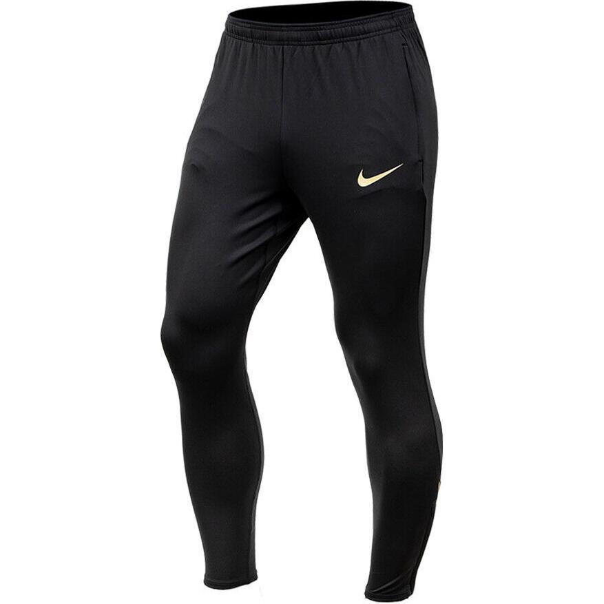 New Nike Dri FIT Football Pants Knitted Sports Pants Men's Black FN2406-011