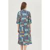 Benetton Pattern Long Dress Baop04341