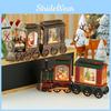 Claus Christmas Santa Train Ornament With Lights And Music Shop Decor Window