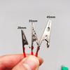 10pcs/set 28/35/45mm Alligator Clips with Wires Double-ended Crocodile Clips Roach Clip DIY Test Jumper Wire Electrical Testing