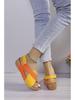2024 Summer Beach Sandals: Color Block Breathable Women's Casual Slippers