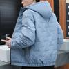 Autumn Winter Cotton Jacket Men's Hooded Cotton Clothing Casual Men's Outerwear Men's Cotton Clothing