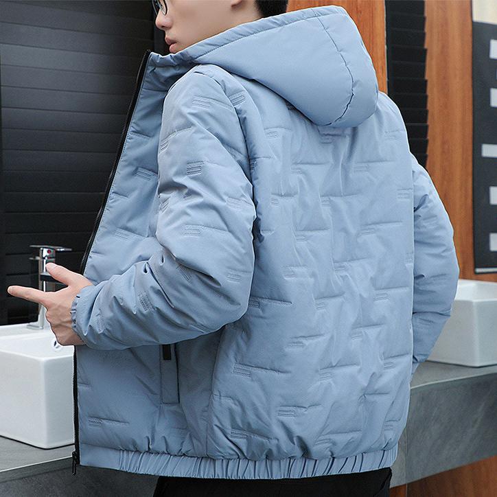 Autumn Winter Cotton Jacket Men's Hooded Cotton Clothing Casual Men's Outerwear Men's Cotton Clothing