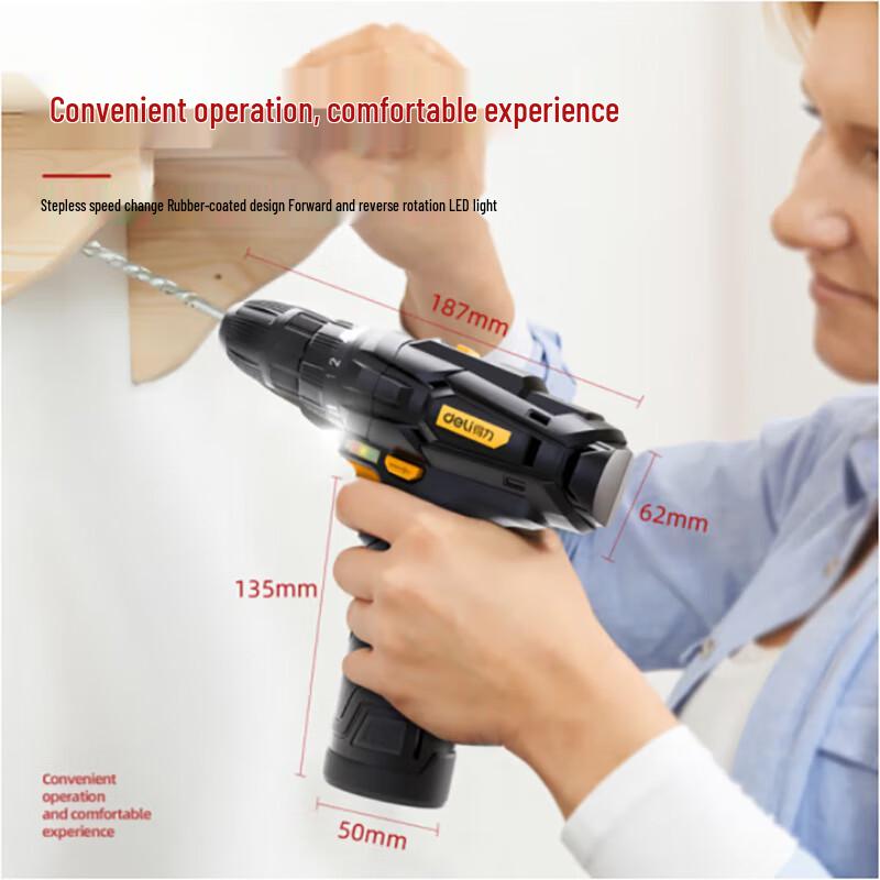 Deli 12V Cordless Drill/Screwdriver