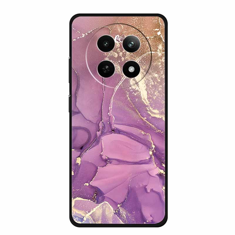 Case For Realme 13 Plus Marble TPU Soft Silicone Back Cover For Realme 13+ Cases Protective Mica Painted Colorful Bumper Capa