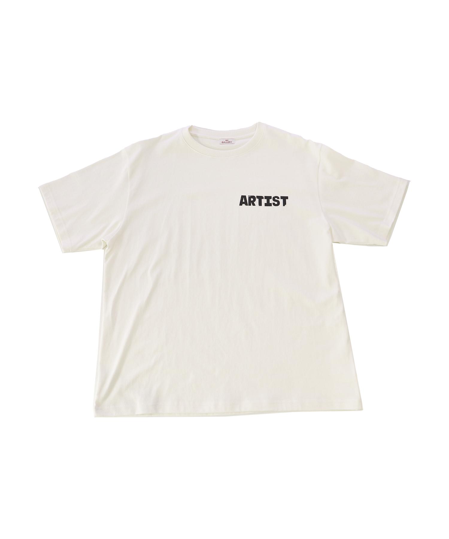 1011 Gallery Artist Logo T-Shirts - Cream S