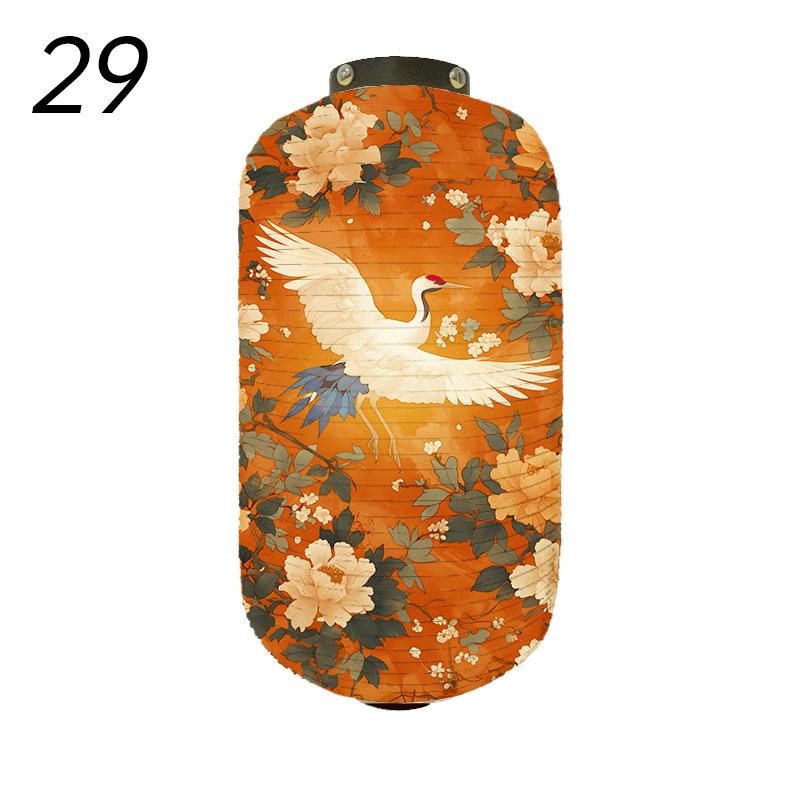 Japanese Style Traditional Cloth Lantern Crane Izakaya Sushi Restaurant Decor Signboard Party Festival Outdoor Decor Lantern