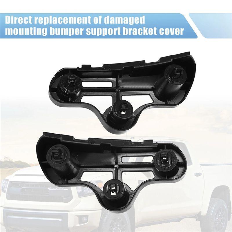 1Pair Front Bumper Bracket Mounting 52116-0C020 52115-0C050 For Toyota Sequoia 2007-2021 Side Bumper Support