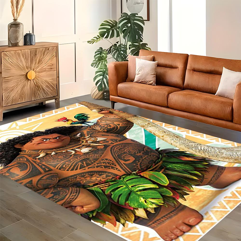 Moana's Adventure On The Waves rug for Living Room rug, Bedroom, Study Room, Hallway Decoration, Perfect for Home Decoration or Holiday Gifts
