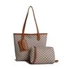 Women's Fashionable Multi-Piece Set: Large Capacity Retro Tote, Mother-Child Bag, and Underarm Bag