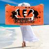 Cincinnati Bengals Logo Print Beach Towel, Large Soft Quick Dry Towel for Beach Camping Swimming