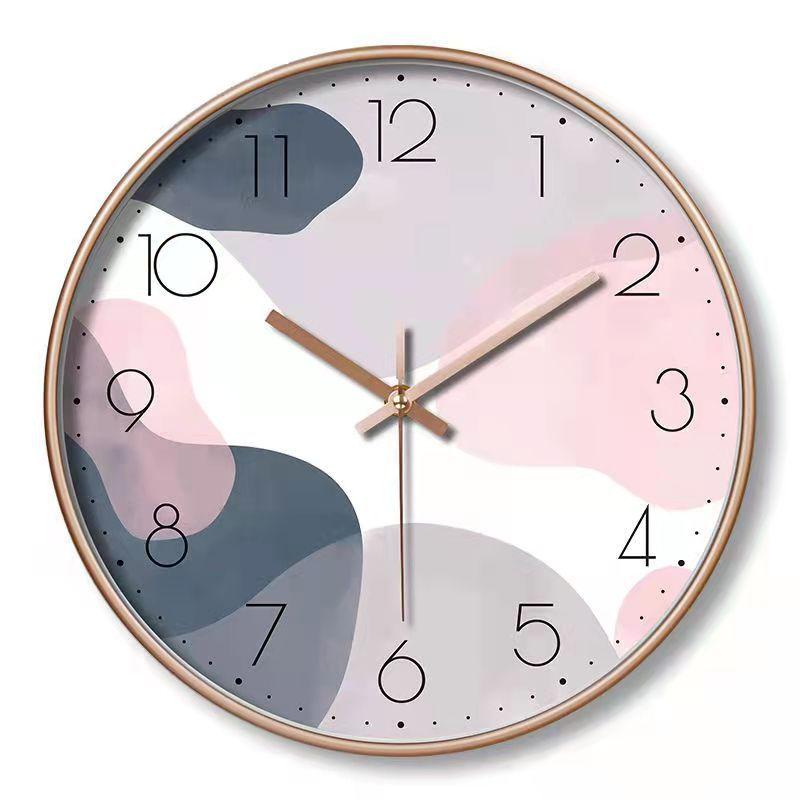 Plastic Silent Wall Clock Creative Fashion Living Room Wall Clock Clock Wall Clock 12 Inches 30CM
