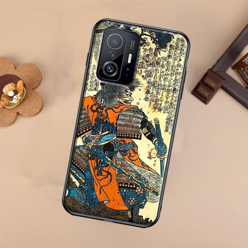 Samurai Mask Demon Case For Xiaomi 14T 11T 12T 13T Pro 13 14 Ultra POCO X7 Pro X3 X5 F3 F5 F6 M6 X6 Pro Cover