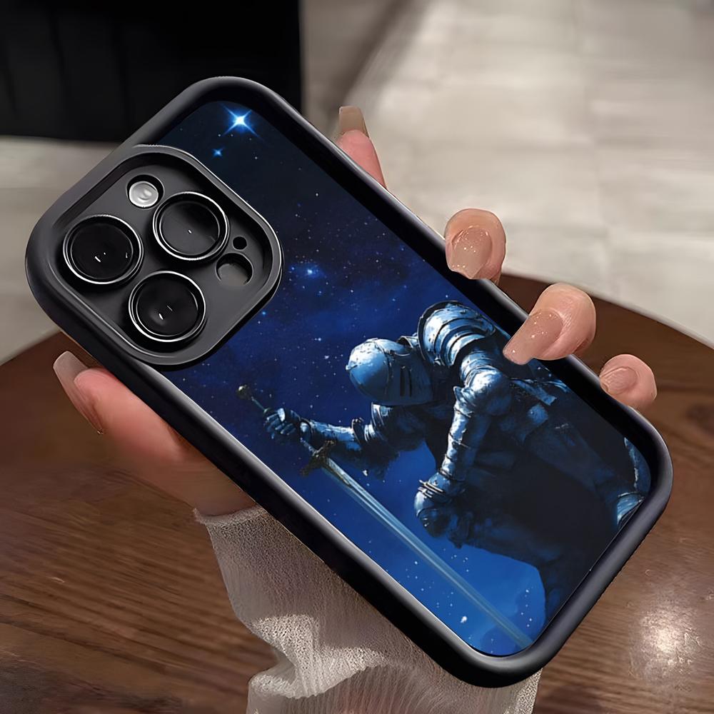 D-Dark S-Souls Game Phone Case For IPhone 17 Pro Max 15 Pro 16 14 Plus 12 13 Mini 11 Pro Shockproof Soft Cover