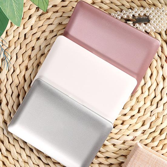 Handheld Cosmetic Mirror Mini Laptop Mirror, Pocket Size Shaped Makeup Portable Small Foldable Vanity Folding Computer for Dollhouse Accessory, Travel