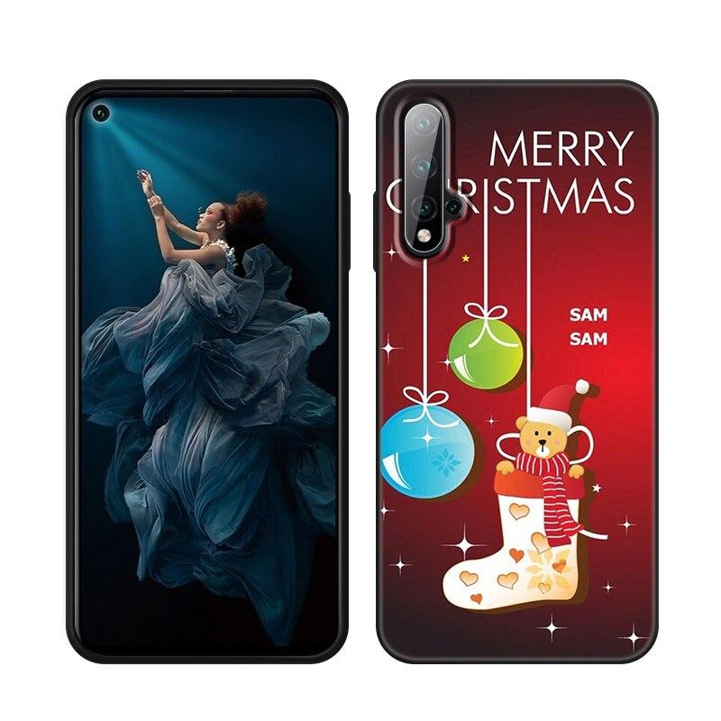 Snehové Veselé Vianoce Puzdro na telefón Pre Huawei Honor 60 50 Mate 40 30 20 10 Lite Nova 9 8 Pro 7 SE Y60 30S 8i 7i 5T Prémiový Kryt