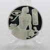 Ancient Greece and Egypt, Goddess Isis, Commemorative Coin, Silver Plated, Pyramid Coin, Metal Commemorative Medal