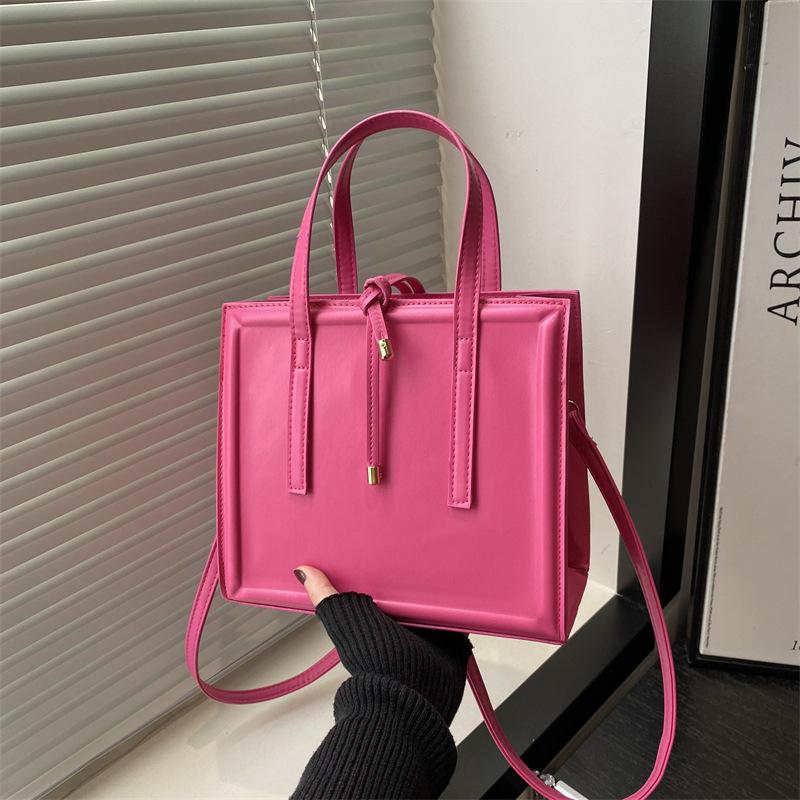 Urban simple shoulder bag small fresh fashion elegant messenger bag personality large capacity handbag women