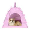 Oxford Pets Tent House Dog Cat Playing Bed Mat Folding Kennel Bed Dogs Waterproof