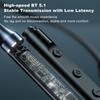 Neck Hanging BT Headset Lossless Sound Noise Reduction BT5.1 Wireless Neckband In Ear Sports Headphones