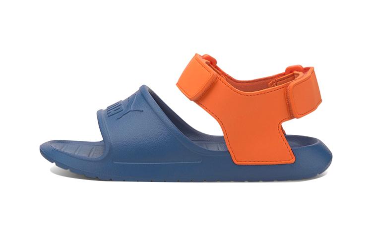 PUMA Divecat V2 Children s Sandals Blue Orange Children Aged 3 7 Years Old 369546-04 32