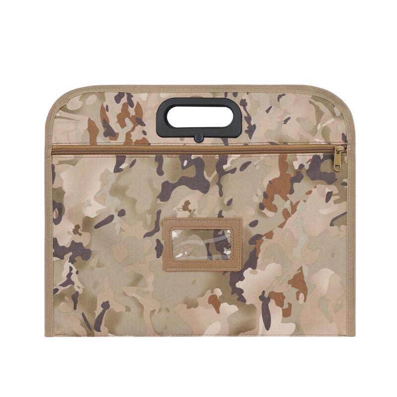 Ink Wash Camouflage Document Handbag