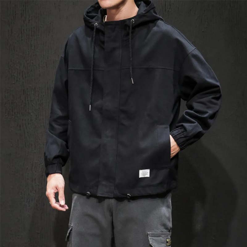 Men Fall and Winter Jacket Fitted Jacket Male Work Loose Retro Coat Jacket