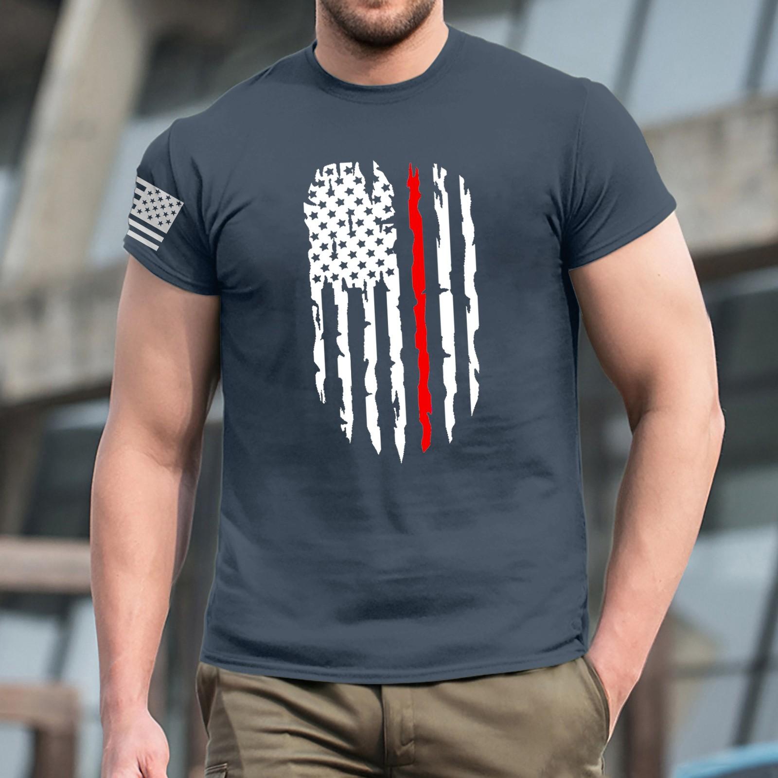 

Летняя мужская популярная футболка с круглым вырезом и коротким рукавом с принтом XXXL синий