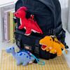 Cute Mini Dinosaur Plush Toy Keychain Soft Stuffed Dino Doll Triceratops T-Rex Adorable Bag Pendant Dinosaur Lovers Gift