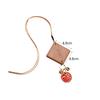Rearview Mirror Pendant Leather Car Feng Shui Blessing Dangle Ornament for Car Interior Decoration