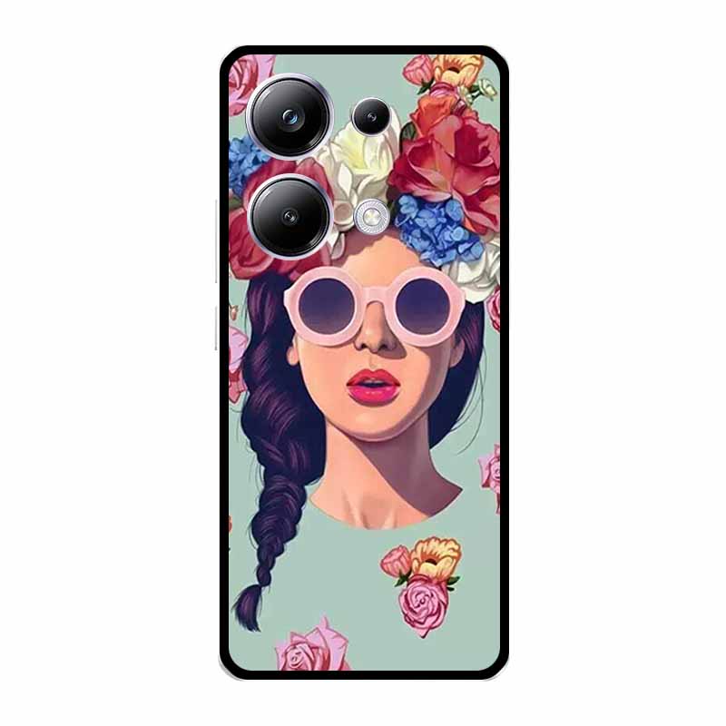 For Redmi Note 13 Pro 5G Cases Note 13 5G 4G Fashion Cool Soft TPU Silicone Phone Covers for Xiaomi Redmi Note 13R Pro 5G Note13