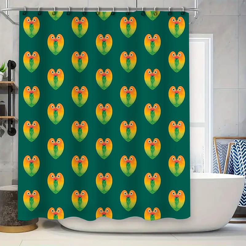 

Floral Shower Curtain Botanical Pattern Nature Theme Bathroom Decor Waterproof Fabric Vintage Farmhouse Style Home Textile Washa 90x180cm